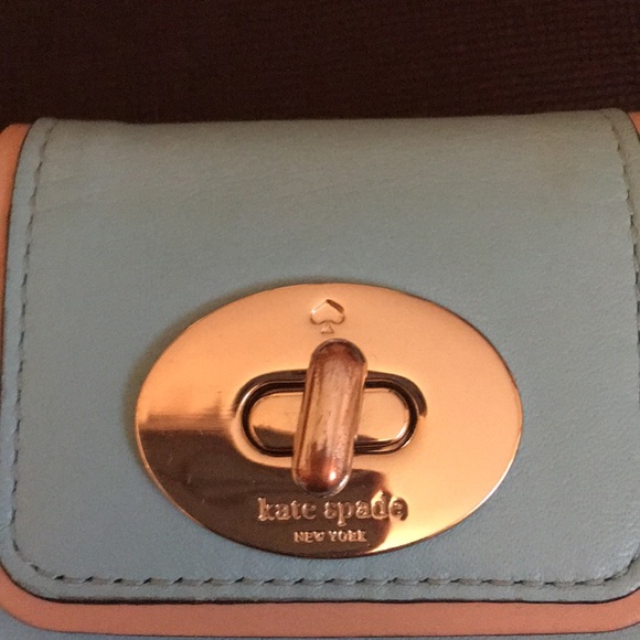 Large turquoise blue Kate spade wallet - Picture 7 of 7